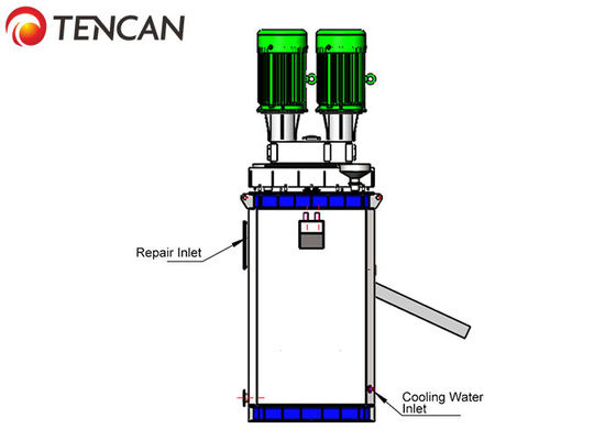 Tencan 12000L 220KW каолин емкости 4.5-6.5 T/H меля Macine, вступая в противоречия мельница клетки