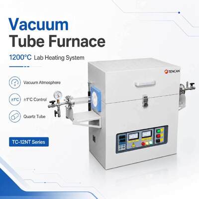TENCAN 1200C 1400C 1600C Горизонтальная вакуумная трубная печь Разделенная лаборатория Синтерирование CVD кварцевая алюминиевая трубная печь