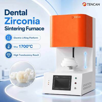 TENCAN TC-BDF-1L 1700C Стоматологическая лаборатория Цирконийная фарфоровая печь для спекания 1C Точность MoSi2 Нагревательные элементы для зубов