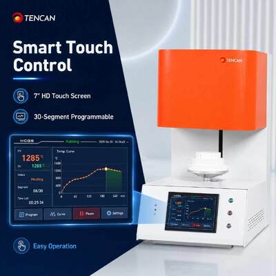 TENCAN TC-BDF-1L 1700C Стоматологическая лаборатория Цирконийная фарфоровая печь для спекания 1C Точность MoSi2 Нагревательные элементы для зубов